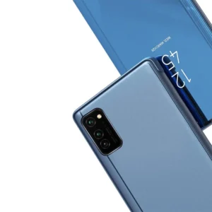 Clear View dėklas flip cover Samsung Galaxy A03s (166.5) mėlynos spalvos - Image 7