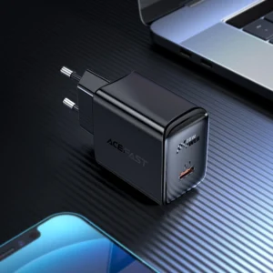 Acefast fast USB Type C 20W Power Delivery įkroviklis juodos spalvos (A1 EU juodos spalvos) - Image 3