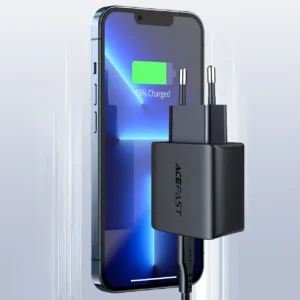 Acefast fast USB Type C 20W Power Delivery įkroviklis juodos spalvos (A1 EU juodos spalvos) - Image 7