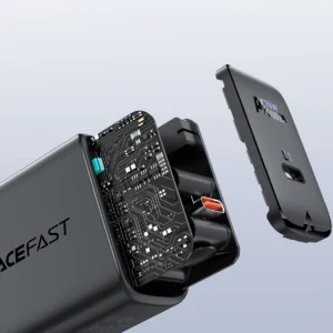 Acefast fast USB Type C 20W Power Delivery įkroviklis juodos spalvos (A1 EU juodos spalvos) - Image 9