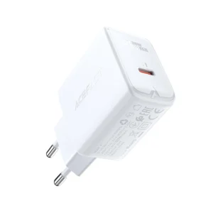 Acefast fast įkroviklis USB Type C 20W Power Delivery baltos spalvos (A1 EU baltos spalvos) - Image 2