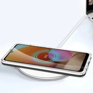 Clear 3in1 Samsung Galaxy A72 4G Frame Gel Cover juodos spalvos - Image 7