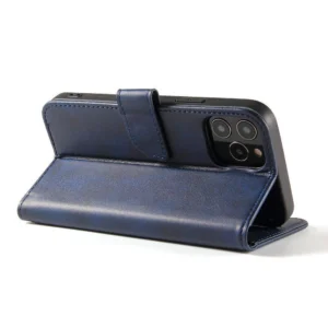 Magnet dėklas elegant case case cover with a flap and stand function Poco M4 Pro 5G mėlynos spalvos - Image 4