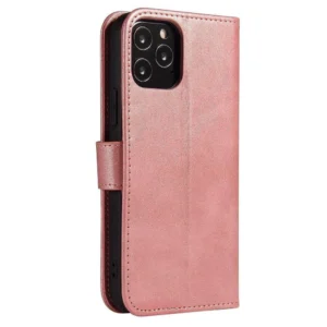 Magnet dėklas elegant case case cover with a flap and stand function Poco M4 Pro 5G dėklas telefonui rožinės spalvos - Image 3