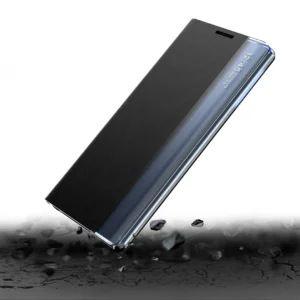 New Sleep dėklas cover with a stand function Samsung Galaxy S22 + (S22 Plus) dėklas telefonui juodos spalvos - Image 4