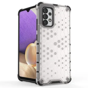 Honeycomb case armored cover with a gel frame Samsung Galaxy A03s (166.5) dėklas telefonui juodos spalvos - Image 5