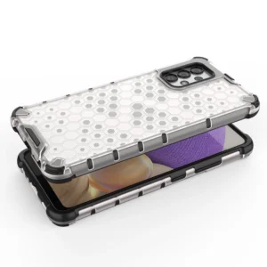 Honeycomb case armored cover with a gel frame Samsung Galaxy A03s (166.5) dėklas telefonui juodos spalvos - Image 6
