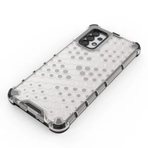Honeycomb case armored cover with a gel frame Samsung Galaxy A03s (166.5) dėklas telefonui juodos spalvos - Image 7