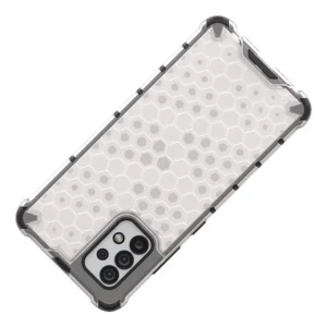 Honeycomb case armored cover with a gel frame Samsung Galaxy A03s (166.5) dėklas telefonui juodos spalvos - Image 9