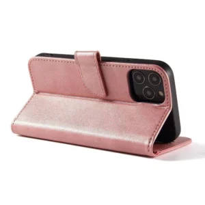 Magnet dėklas elegant case cover with a flap and stand function Samsung Galaxy A73 dėklas telefonui rožinės spalvos - Image 4
