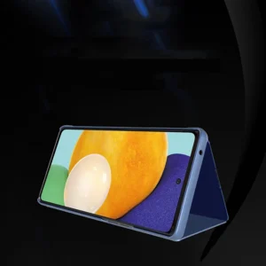 Clear View dėklas flip cover Samsung Galaxy A73 mėlynos spalvos - Image 2