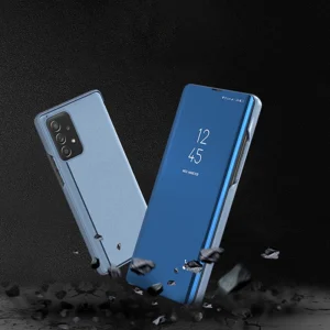 Clear View dėklas flip cover Samsung Galaxy A73 mėlynos spalvos - Image 8
