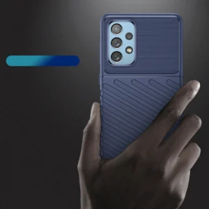 Thunder dėklas flexible armored cover Samsung Galaxy A73 mėlynos spalvos - Image 3