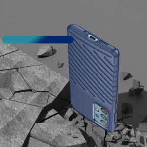 Thunder dėklas flexible armored cover Samsung Galaxy A73 mėlynos spalvos - Image 7