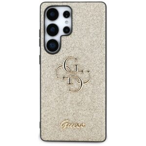 GUESS dėklas skirtas Samsung Galaxy S25 Ultra GUHCS25LHG4SGD (Fixed Glitter Big 4G) aukso spalvos - Image 3