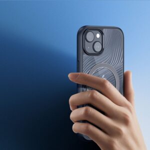Dux Ducis dėklas AIMO MAG compatible su MagSafe skirtas Apple iPhone 15 juodos spalvos - Image 5