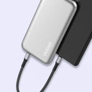 Dudao L10C USB-C - USB-C PD kabelis 100W 5A 0.23m - juodos spalvos - Image 8