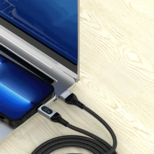 Dudao USB Type C - Lightning kabelis fast charging PD 20W 1m juodos spalvos (L7MaxL) - Image 3