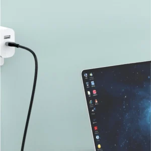 Dudao USB Type C - Lightning kabelis fast charging PD 20W 1m juodos spalvos (L7MaxL) - Image 6