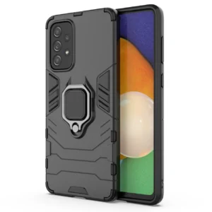 Ring Armor tough hybrid case cover + magnetic holder Samsung Galaxy A73 dėklas telefonui juodos spalvos - Image 9