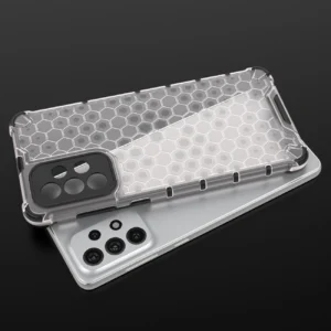 Honeycomb case armored cover with a gel frame Samsung Galaxy A73 dėklas telefonui juodos spalvos - Image 8