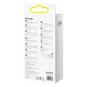 Baseus CATS000003 Lightning - USB-C kabelis 20W 480Mb/s 1m - mėlynos spalvos - Image 6