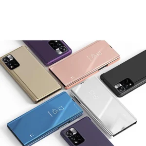 Clear View dėklas cover Oppo A76 / Oppo A36 / Realme 9i dėklas telefonui juodos spalvos - Image 4