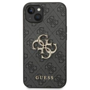 GUESS dėklas skirtas Apple iPhone 13 / 14 / 15 GUHCP14S4GMGGR (4G Big Metal Logo) pilkos spalvos - Image 3