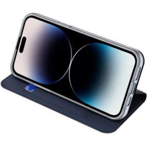 Dux Ducis atverčiamas dėklas SKIN PRO skirtas Apple iPhone 15 Pro Max mėlynos splalvos - Image 4