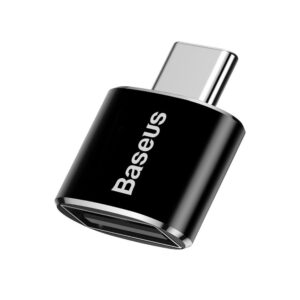 BASEUS adapter OTG Type C (mae) to USB A (female) 2,4A CATOTG-01 black - Image 2