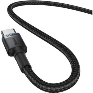 BASEUS kabelis Type C į Type C PD 5A 100W Cafule 2 pcs 1 m juodos spalvos raudonos spalvos and juodos spalvos gray - Image 4