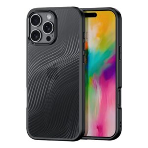 Dux Ducis dėklas AIMO MAG compatible su MagSafe skirtas Apple iPhone 16 Pro juodos spalvos