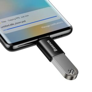 BASEUS adapter USB A (female) to Type C (male) USB 3.2 Gen 2 ZJJQ000001 black - Image 4