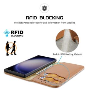 DUX Ducis atverčiamas dėklas HIVO skirtas SAMSUNG S24 Plus rudos spalvos - Image 3