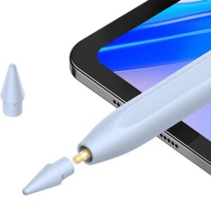 BASEUS active universal capacitive pen with wireless charging compatible with iPad 125 mAh Stylus Writing 2 P80015802213-02/BS-PS025 baltos spalvos - Image 5