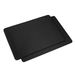 Mousepad 350 x 250 x 3 mm juodos spalvos with juodos spalvos stitching - Image 3