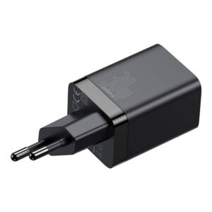BASEUS įkroviklis USB A + Type C PD QC3.0 30W CCSUPP-E02/CCCJG30UE juodos spalvos - Image 5