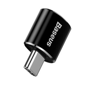 BASEUS adapter OTG Type C (mae) to USB A (female) 2,4A CATOTG-01 black - Image 3