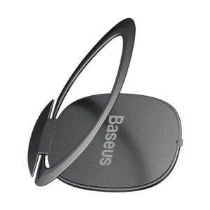 BASEUS phone ring holder SUYB-0A dark pilkos spalvos