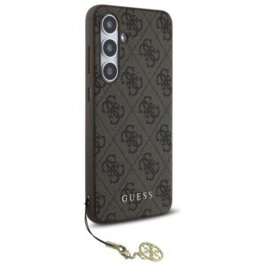 GUESS dėklas skirtas Samsung Galaxy S24 FE GUHCS24FEGF4GBR (HC PU 4G Charm) rudos spalvos - Image 4