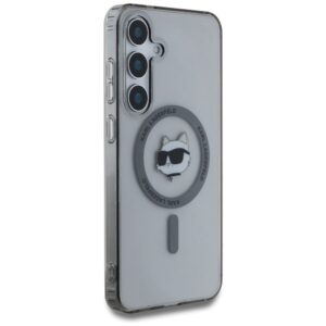 KARL LAGERFELD dėklas skirtas Samsung Galaxy S25 KLHMS25SHLSCHK (Magnetic IML Metal Choupette Head) juodos spalvos - Image 4