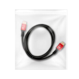 Kabelis HDMI 2.1 8K 60Hz / 4K 120Hz – Ultra High Speed, HDR, eARC, VRR, 48Gbps 1 m juodos spalvos - Image 5