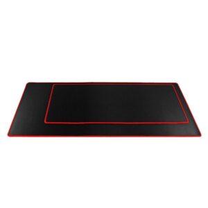Gaming pelė and klaviatūra pad 900 x 400 x 3 mm juodos spalvos with red stitching - Image 5