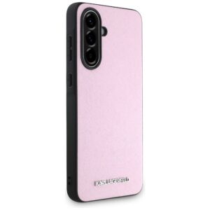 KARL LAGERFELD dėklas skirtas Samsung Galaxy A56 KLHCSA56PSAFWMCP (Saffiano Metal logo) rožinės spalvos - Image 3