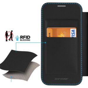 Dux Ducis atverčiamas dėklas SKIN X PRO suderinamas su MagSafe skirtas Samsung Galaxy S24 Plus juodos spalvos - Image 3