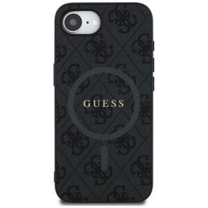 GUESS dėklas skirtas Apple iPhone 16e (SE 4 2025) suderinamas su MagSafe GUHMPSE4G4GFRK (PU 4G Ring Classic Logo) juodos spalvos - Image 3