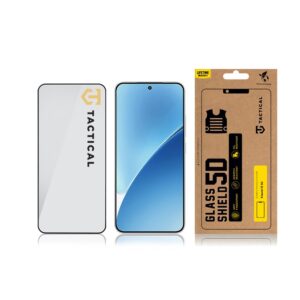 Tactical apsauginis stiklas Shield 5D skirtas Xiaomi 15 5G juodos spalvos - Image 2