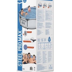 Surenkamas baseinas BESTWAY Steel Pro MAX, 305 x 76 cm - Image 3