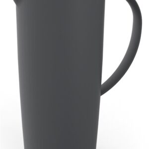 Plastikinis ąsotis, 1.2 ml, 10.5 cm, plastikas, juoda