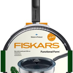 Keptuvė su dangčiu Fiskars 1072314, 26 cm